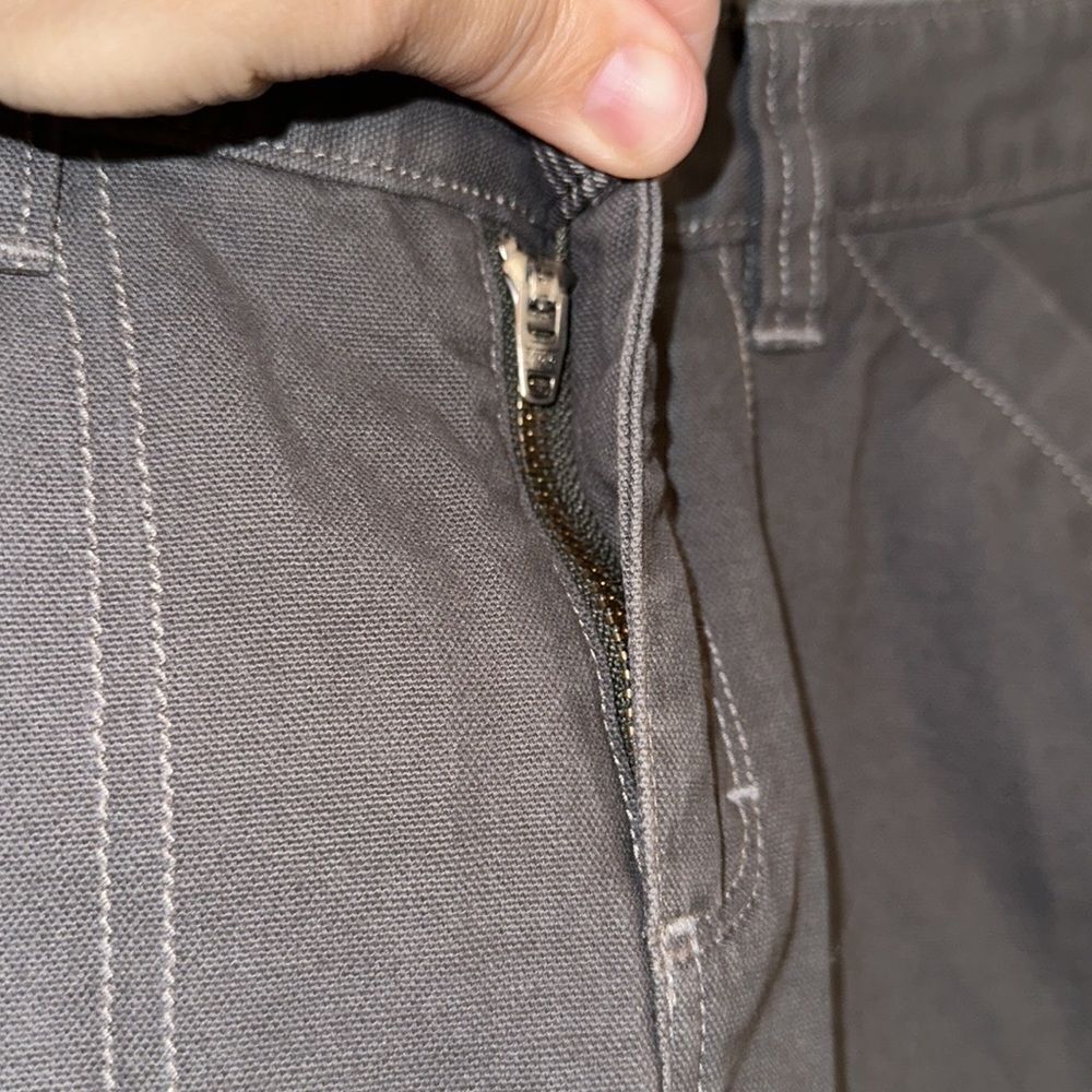patagonia 6 Gray Mini Pencil Skirt 💯 Organic Cotton Plain Inner Details - Picture 8 of 15